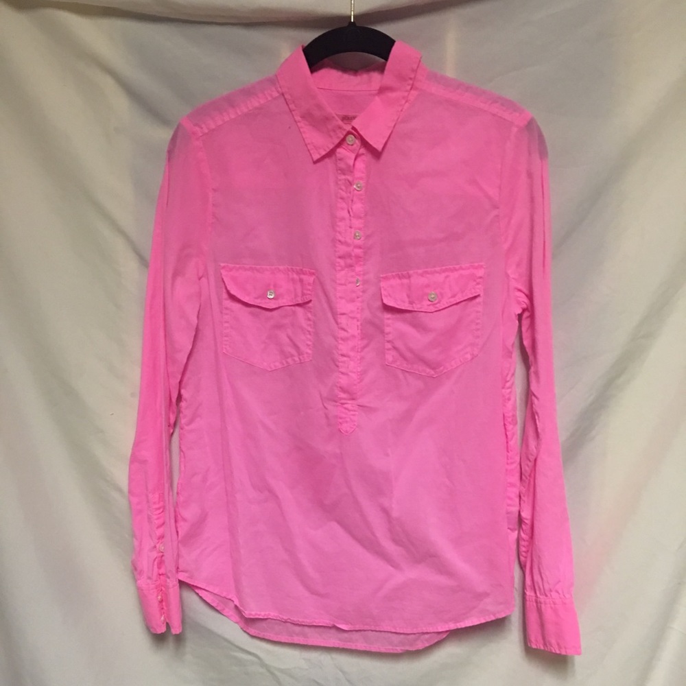 J Crew light weight Popover shirt